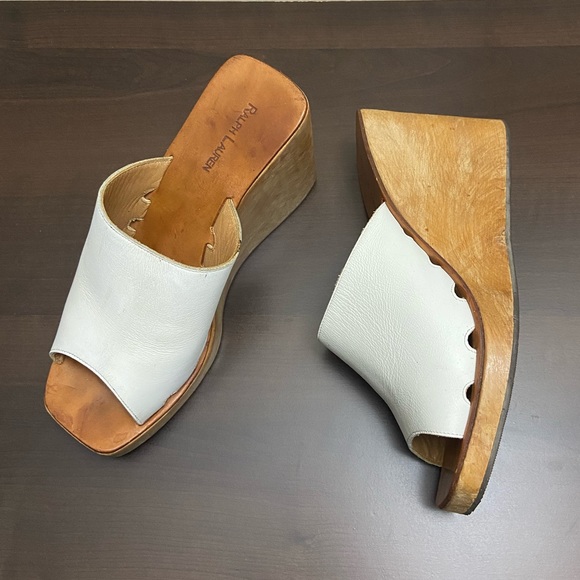 Ralph Lauren Shoes - Vintage Ralph Lauren wedge heel Sandal